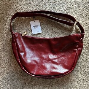 Princess Polly Deep Red Bag